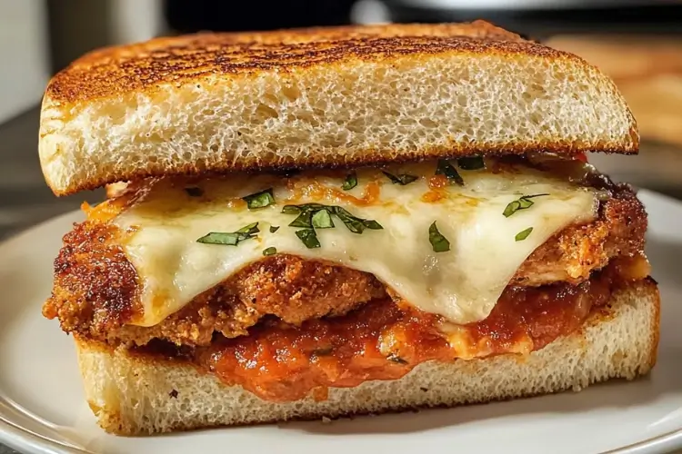 chicken parmesan sandwich