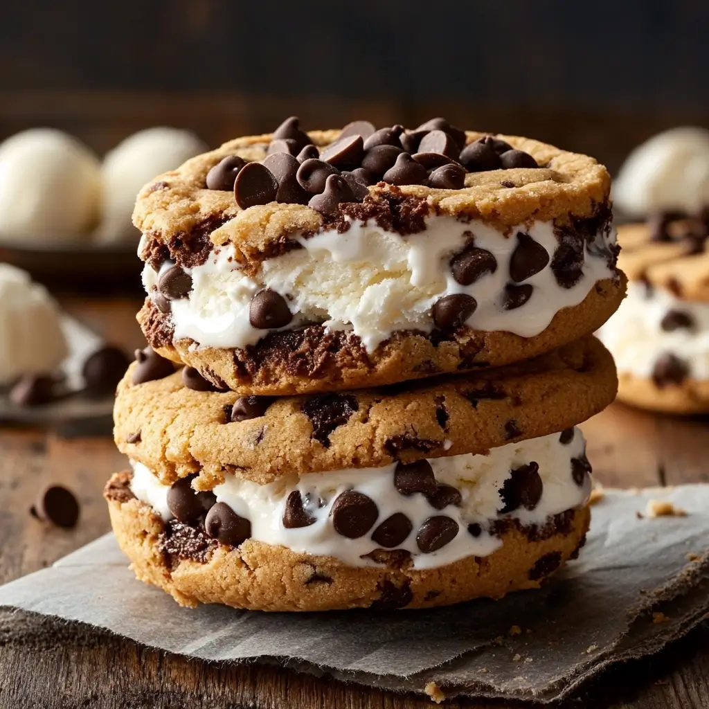 Chocolate Chip Ice Cream Sandwich Recipe