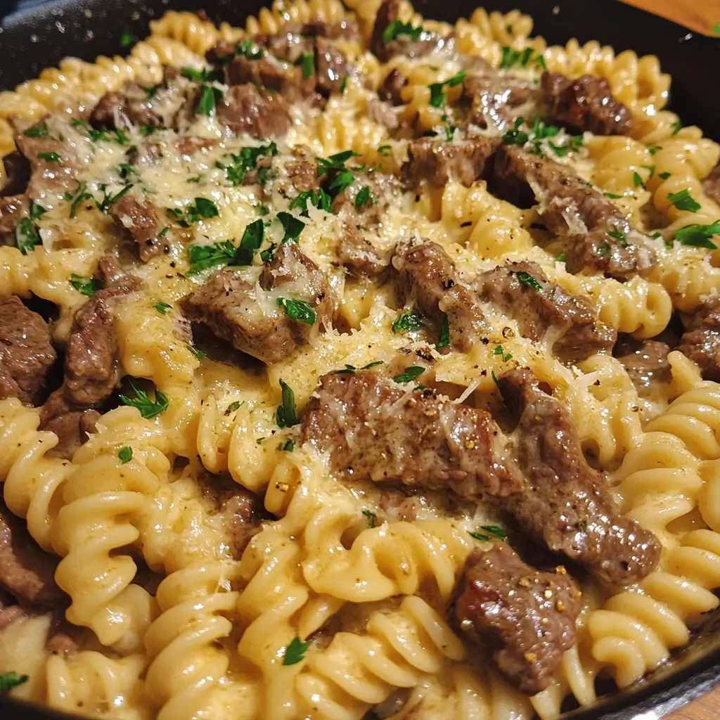 5 Reasons to Love Beef and Rotini in Garlic Parmesan Sauce
